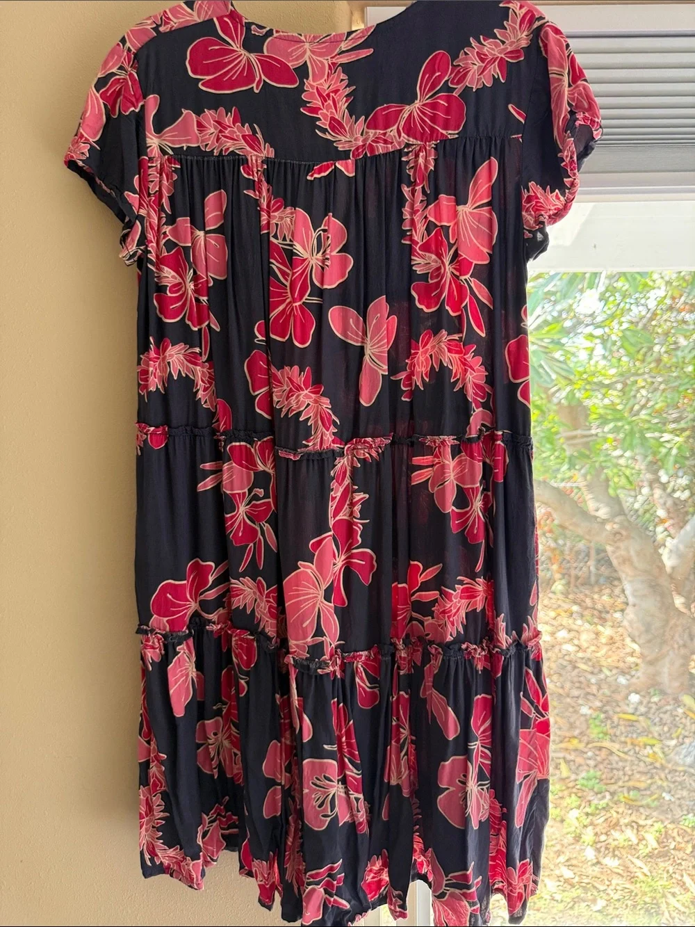 YIREH + Mahina Made Floral Tiered V-Neck Dress - Picture 3 of 5